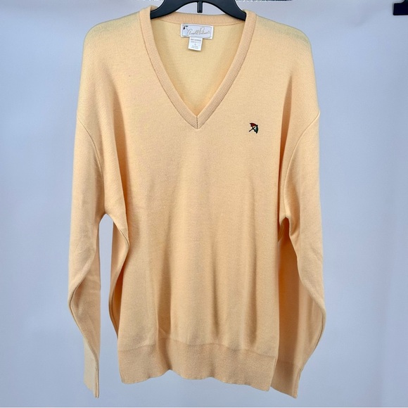 Arnold Palmer Other - Men’s Large Vintage‎ Yellow Arnold Palmer V Neck Sweater